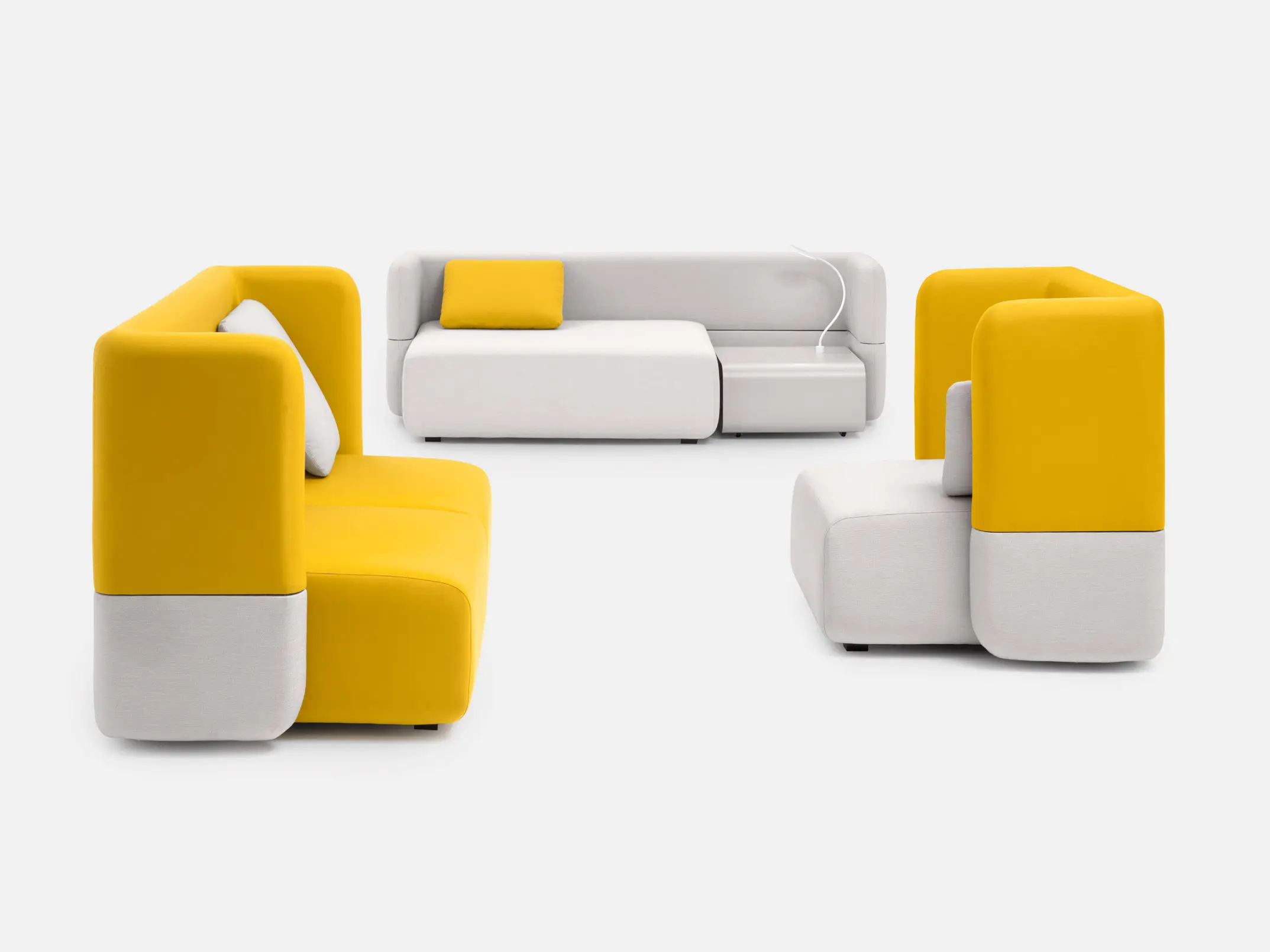 Composizione divano CPTF003M + CSED002, CPTF004M + CSED002, CPTF005M + CSED001